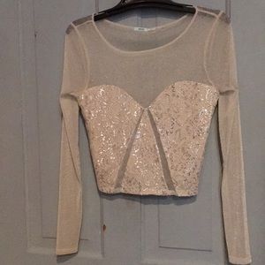 Kimchi Blue sheer top